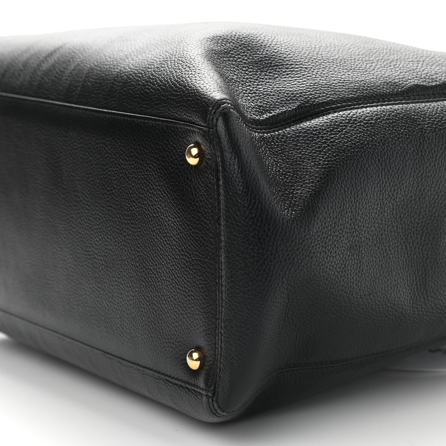 Chanel Calfskin Cerf Executive Shopper Tote Black 7 of 12