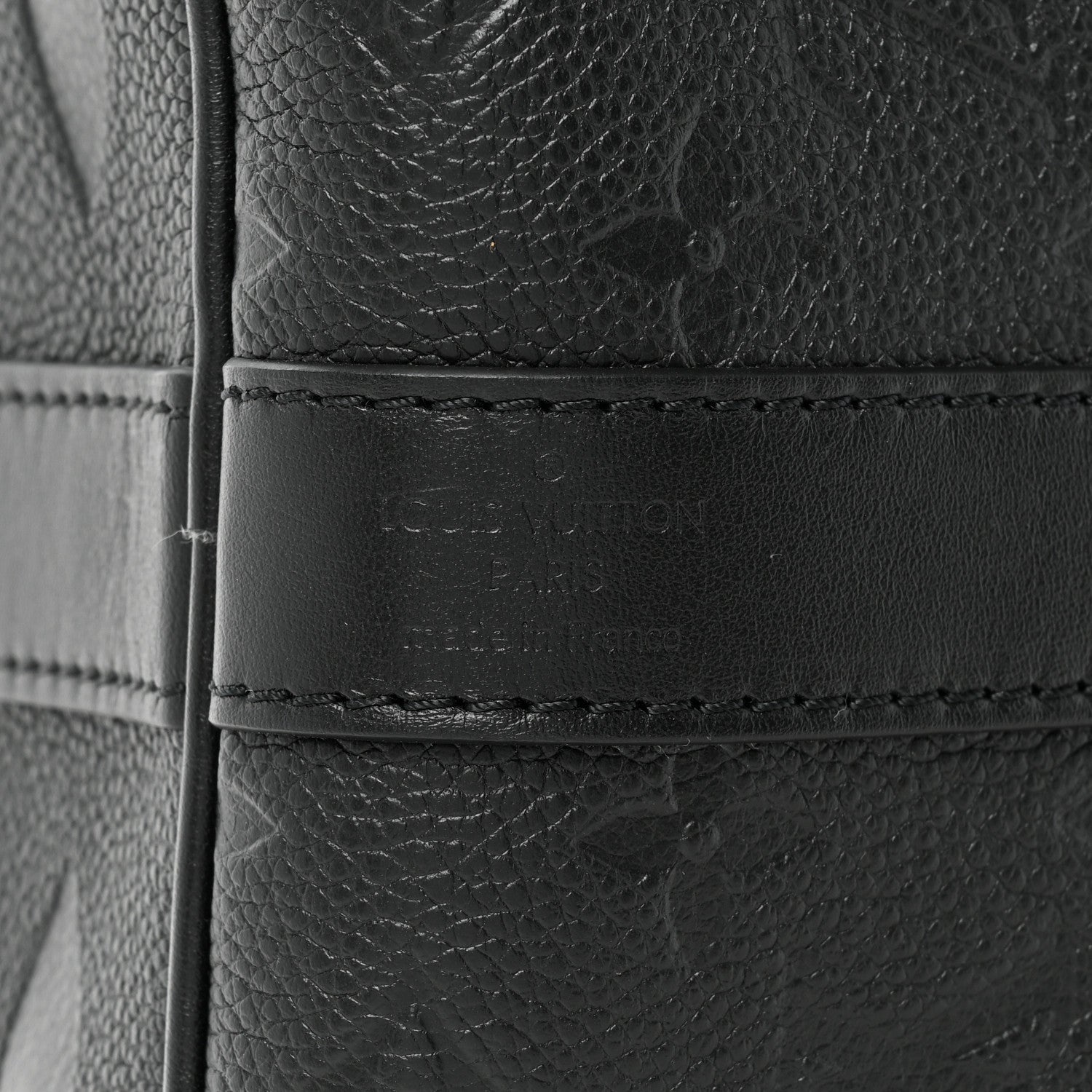 Louis Vuitton Empreinte Monogram Giant Keepall Bandouliere 45 Black 6 of 9