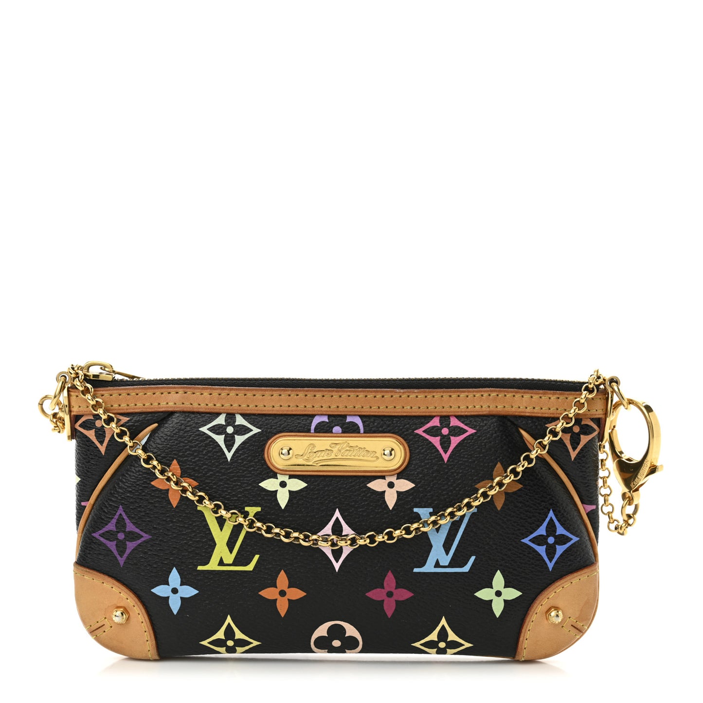 Monogram Multicolor Pochette Milla MM Black