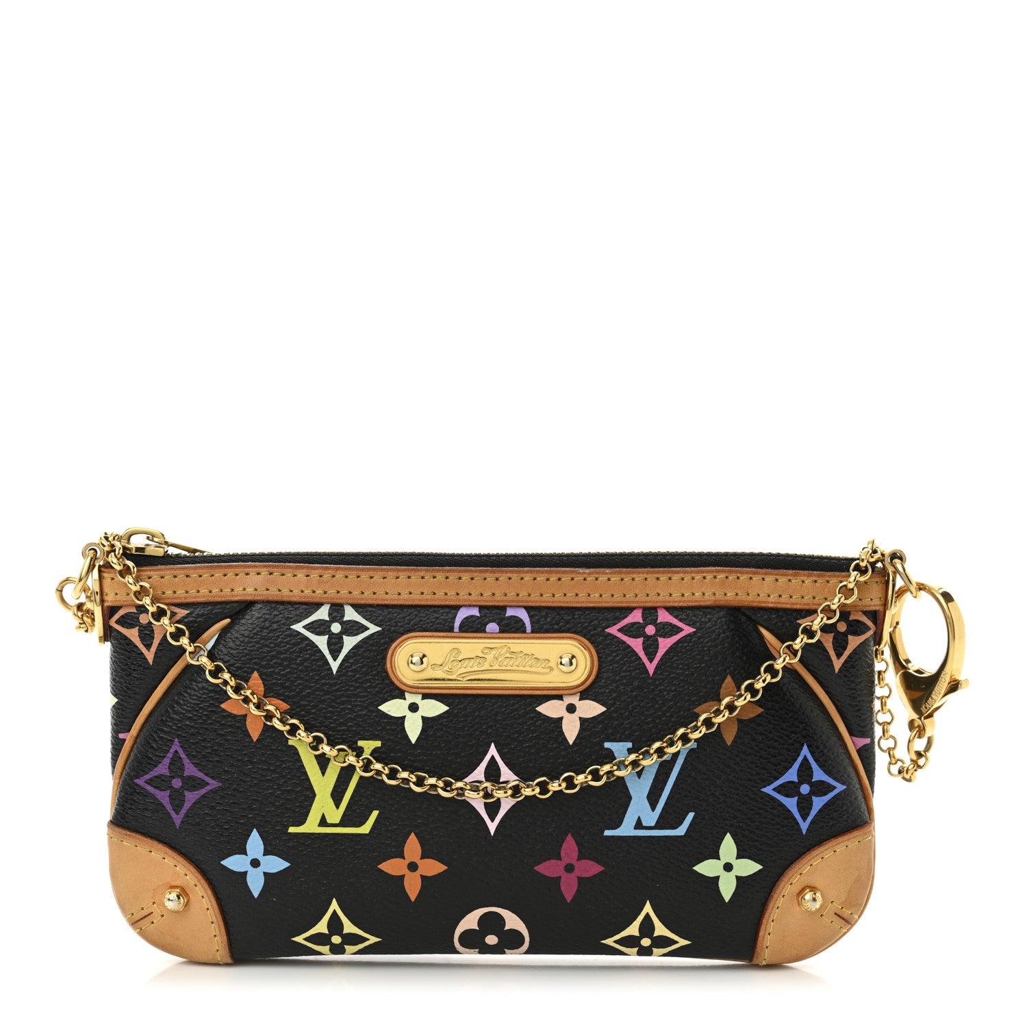 Louis Vuitton Monogram Multicolor Pochette Milla MM Black 1 of 10
