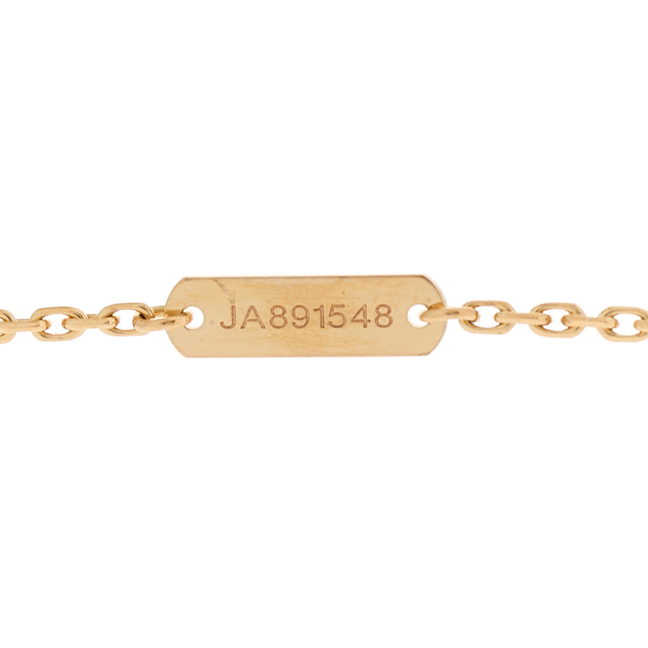 Van Cleef & Arpels 18K Rose Gold Diamond Vintage Alhambra Pendant Necklace 5 of 6