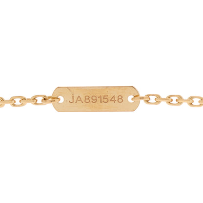 Van Cleef & Arpels 18K Rose Gold Diamond Vintage Alhambra Pendant Necklace 5 of 6