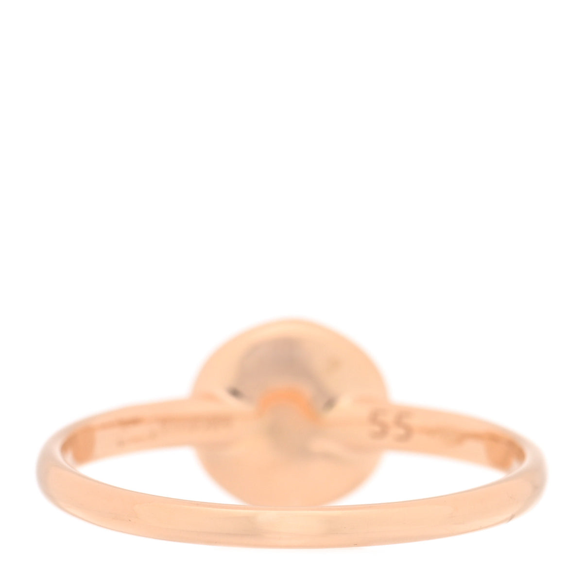 Pomellato 18K Rose Gold Diamond Small Round Sabbia Ring 55 7.25 3 of 5