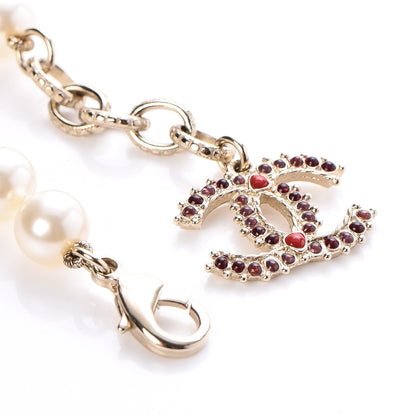 Chanel Pearl Gripoix CC Bracelet Gold 5 of 6