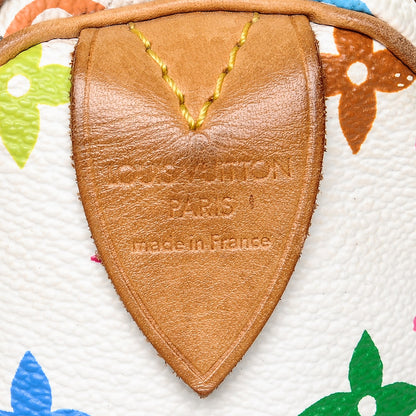 Louis Vuitton Monogram Multicolor Speedy 30 White 6 of 6