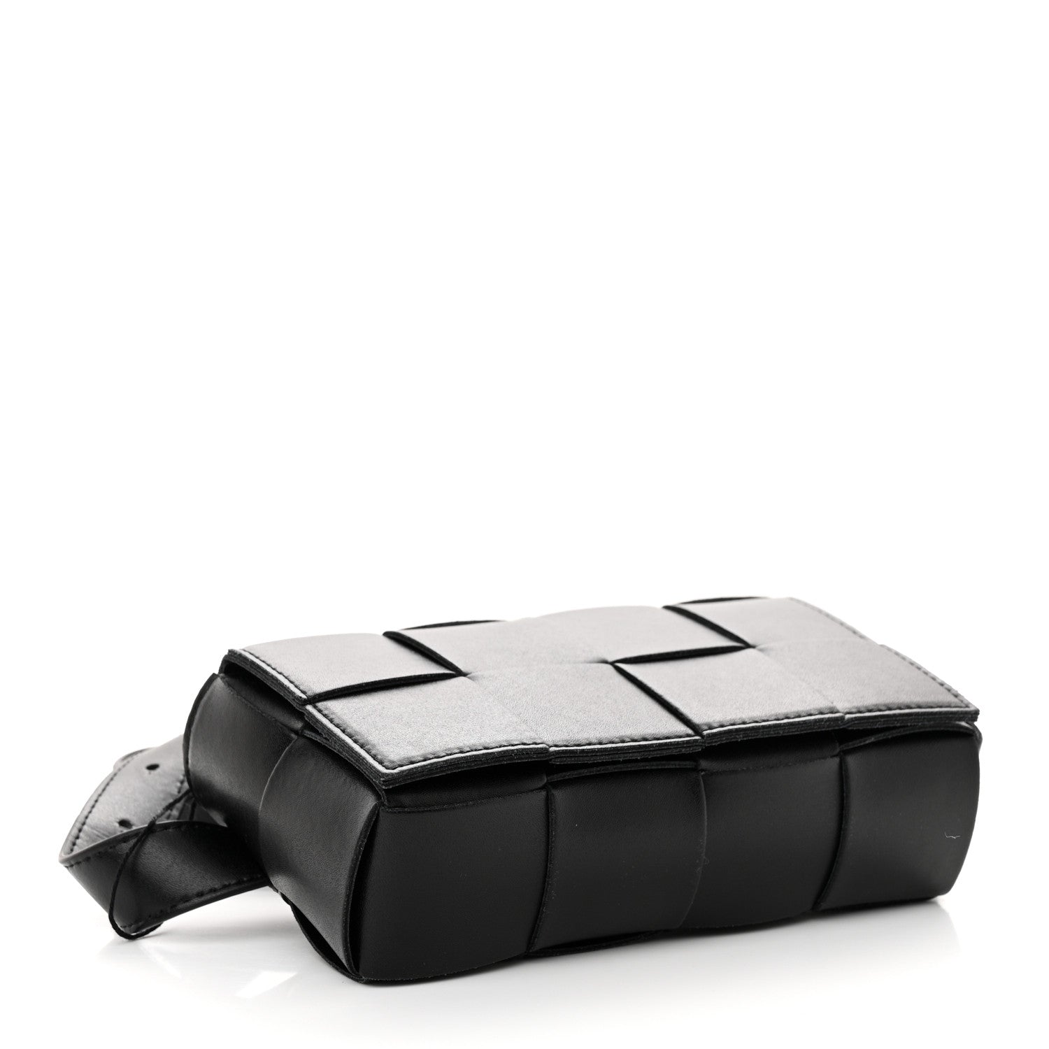 Bottega Veneta Nappa Maxi Intreccio The Belt Cassette Bag Black 4 of 9