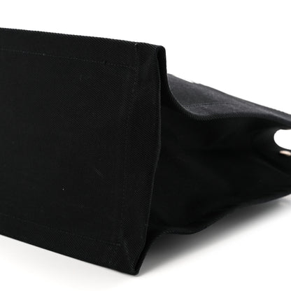 Saint Laurent Linen Calfskin Rive Gauche Tote Black 10 of 10