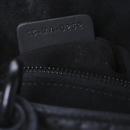 Christian Dior Ultra Matte Calfskin Cannage Small My ABCDior Lady Dior Black 7 of 11