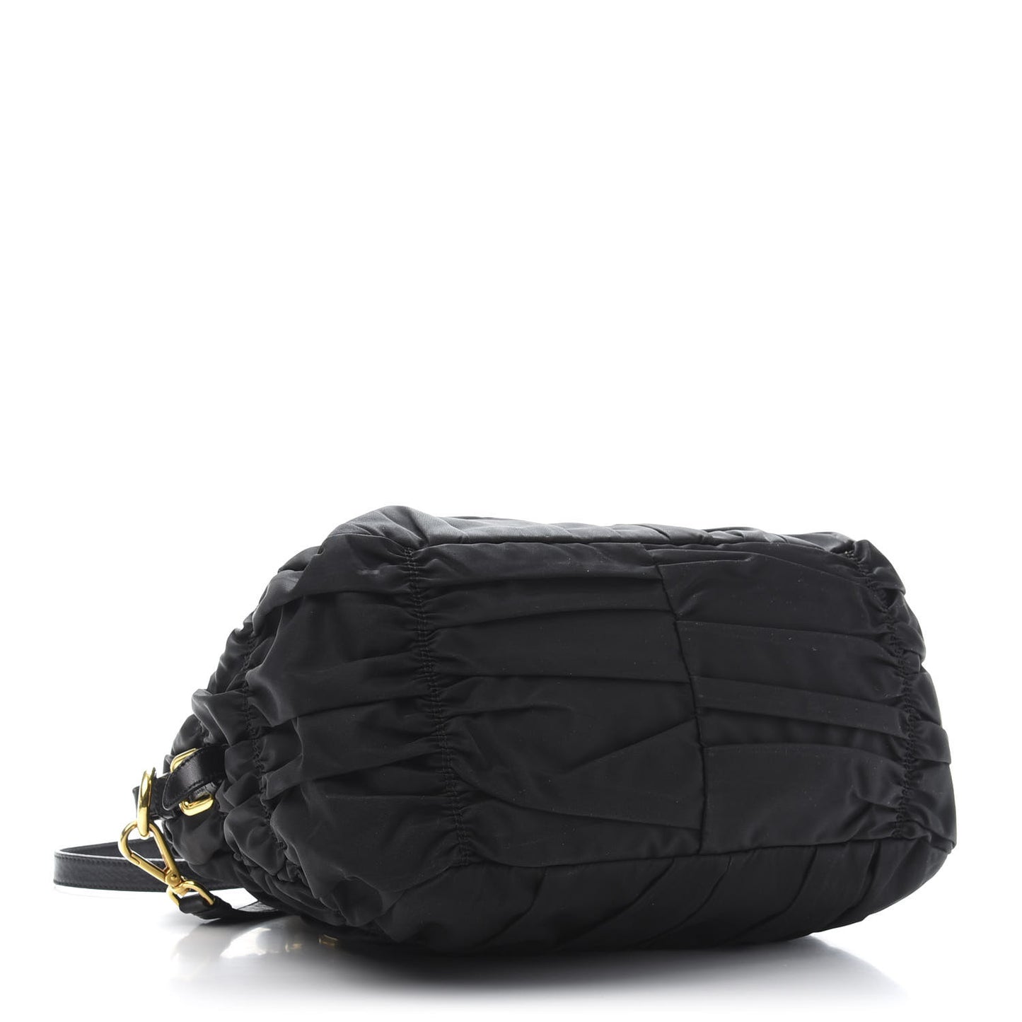 Tessuto Nylon Gaufre Tote Black