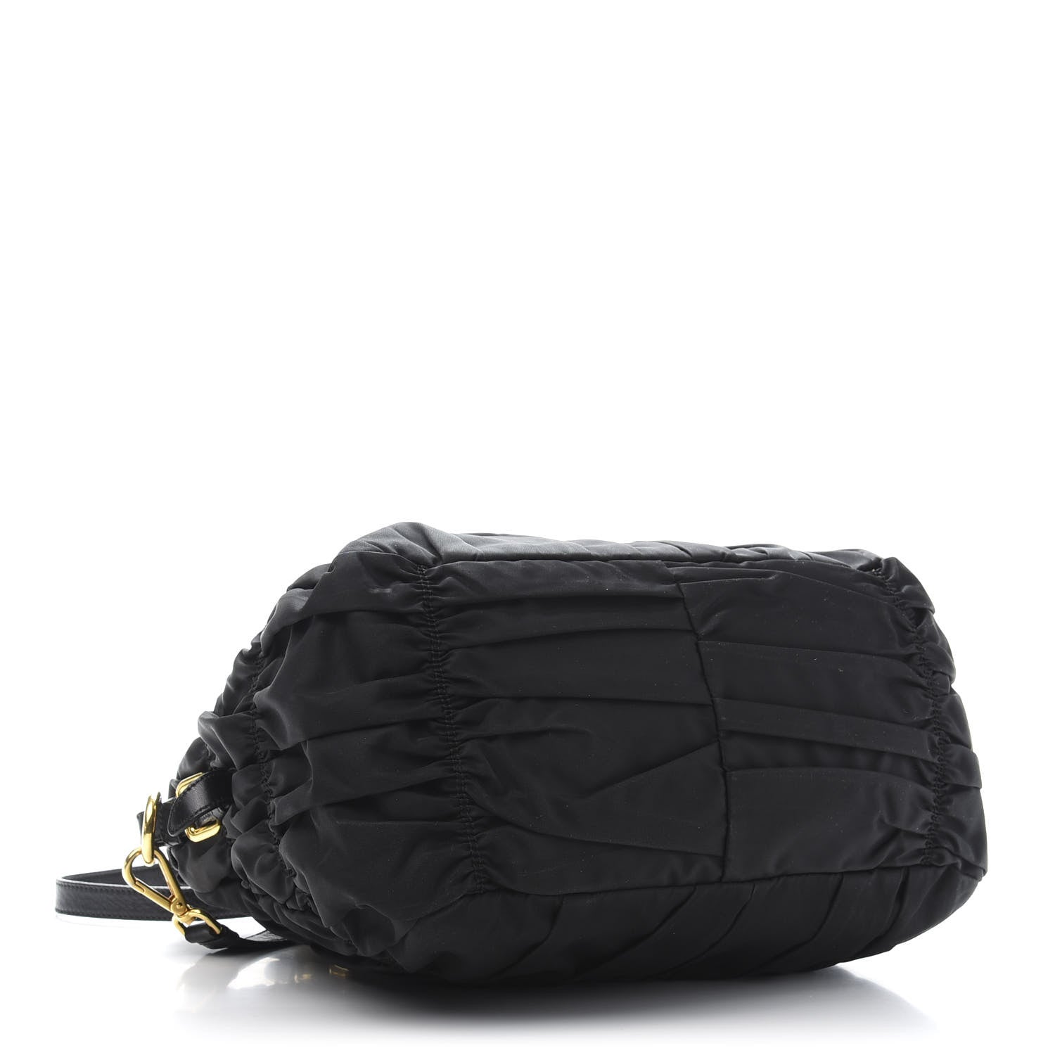 Prada Tessuto Nylon Gaufre Tote Black 5 of 16