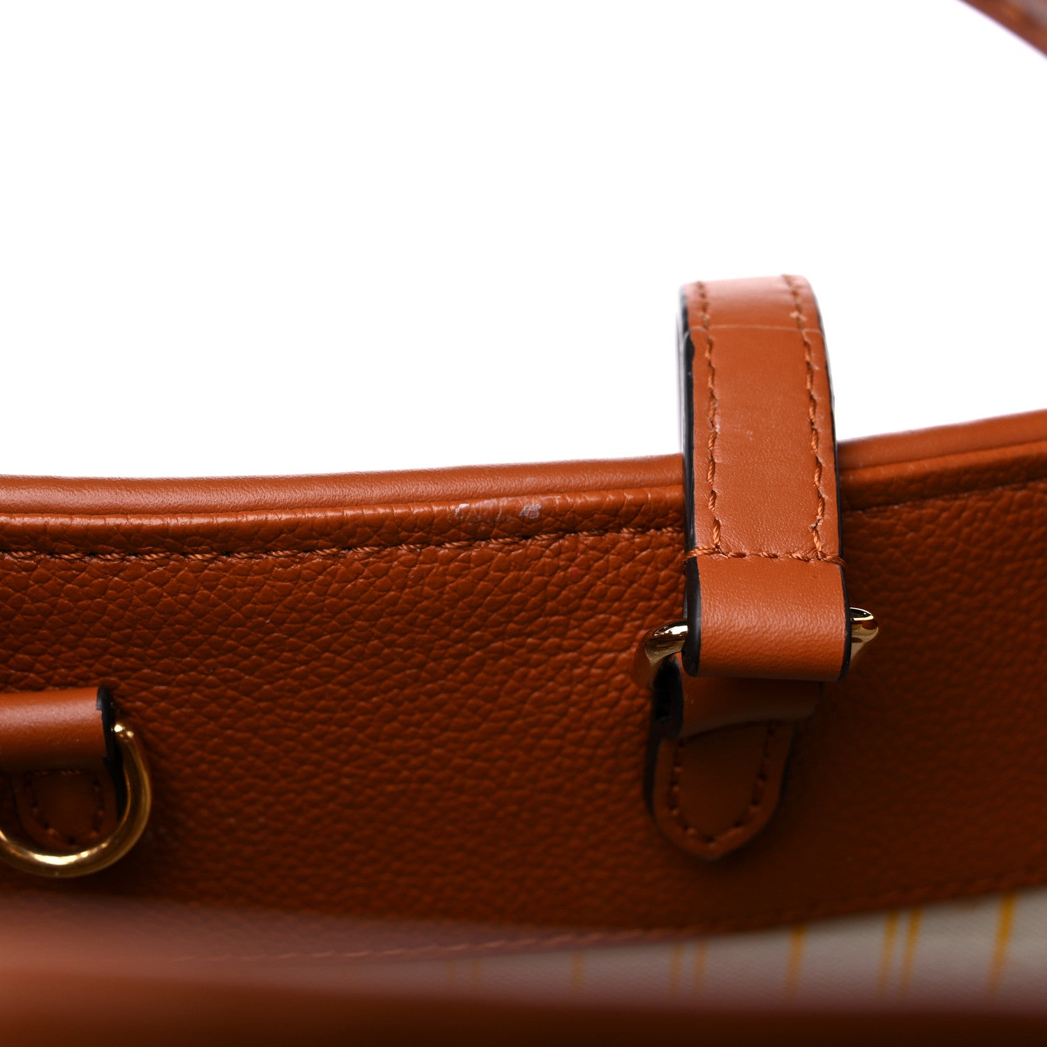 Louis Vuitton Raffia Calfskin Monogram Giant Onthego GM Tan 17 of 21