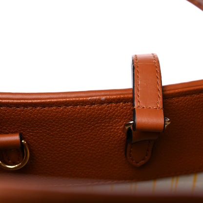 Louis Vuitton Raffia Calfskin Monogram Giant Onthego GM Tan 17 of 21