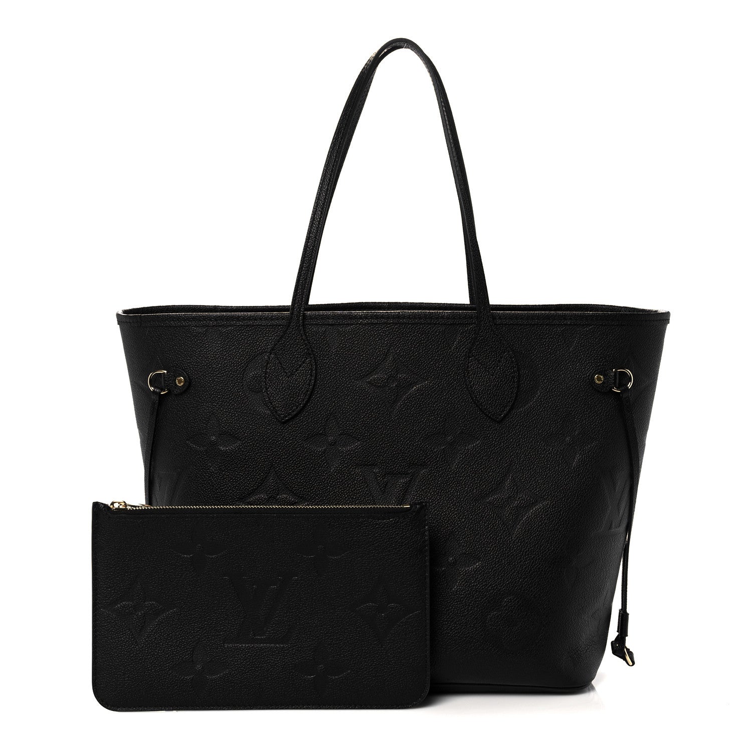 Louis Vuitton Empreinte Monogram Giant Neverfull MM Black 1 of 9