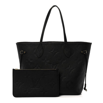 Louis Vuitton Empreinte Monogram Giant Neverfull MM Black 1 of 9