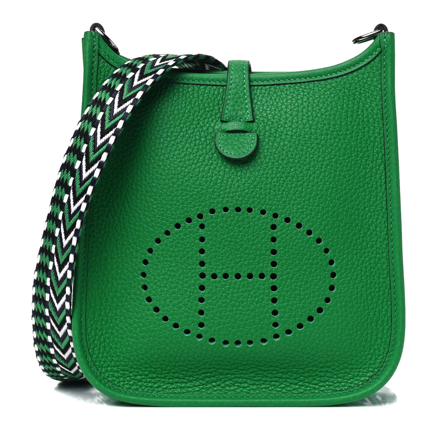 Hermes Taurillon Clemence Allegro Evelyne TPM Bamboo 1 of 4