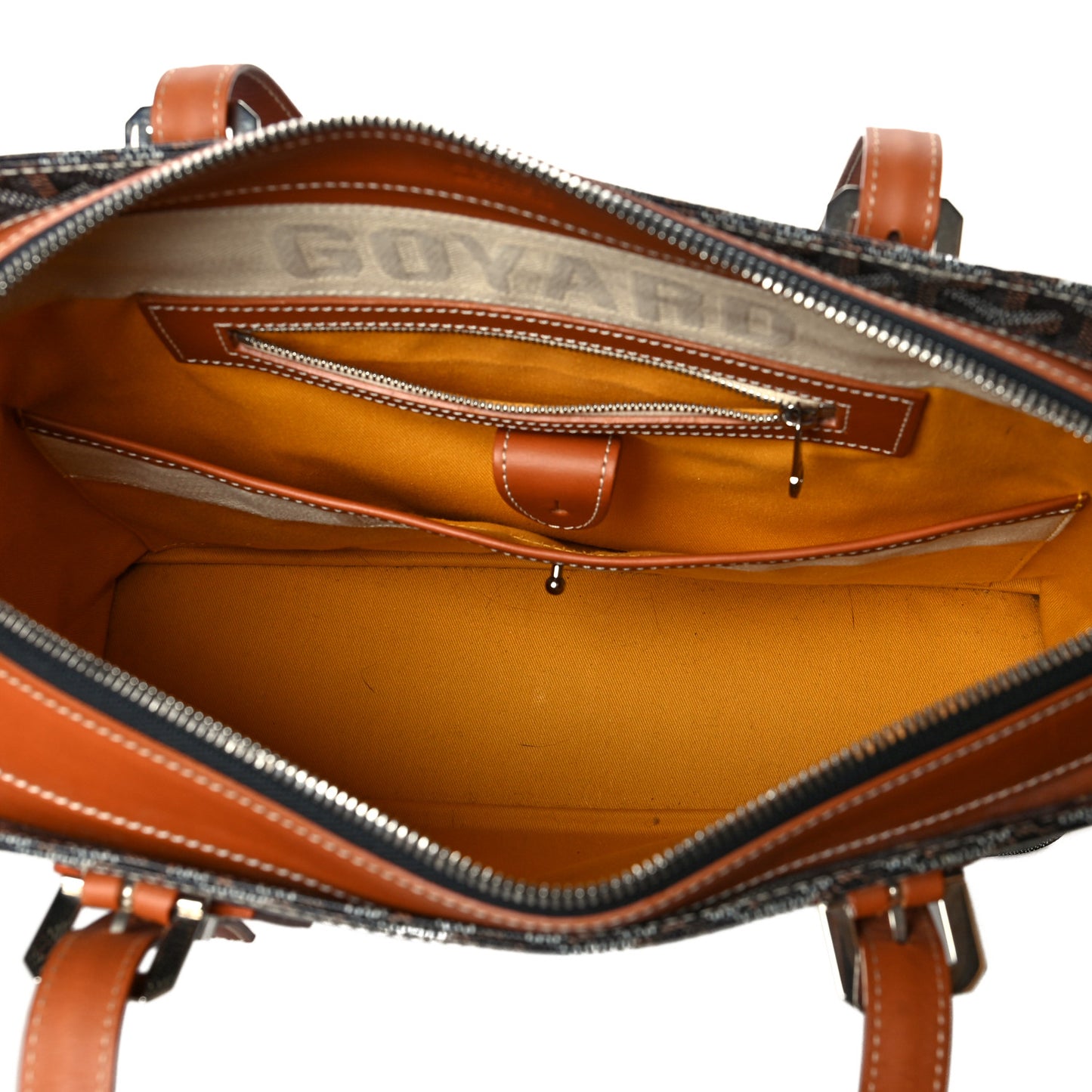 Goyardine Sac Marie Galante MM Black Gold