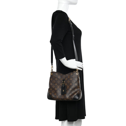 Louis Vuitton Monogram Odeon PM Black 2 of 9