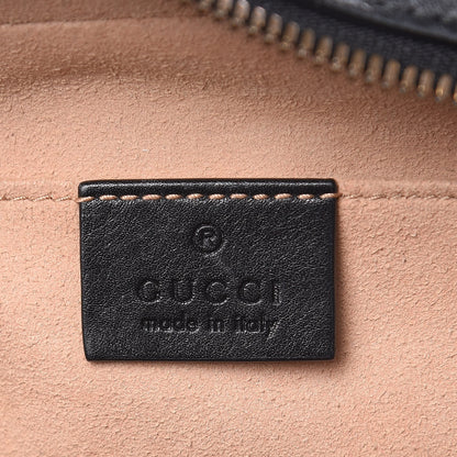 Gucci Calfskin Matelasse Studded Small Pearly GG Marmont Chain Shoulder Bag Black 6 of 15