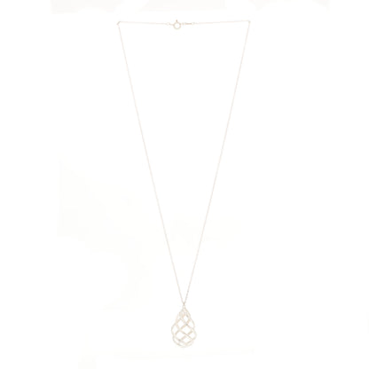 Tiffany Sterling Silver Paloma Picasso Venezia Luce Pendant Necklace 3 of 5