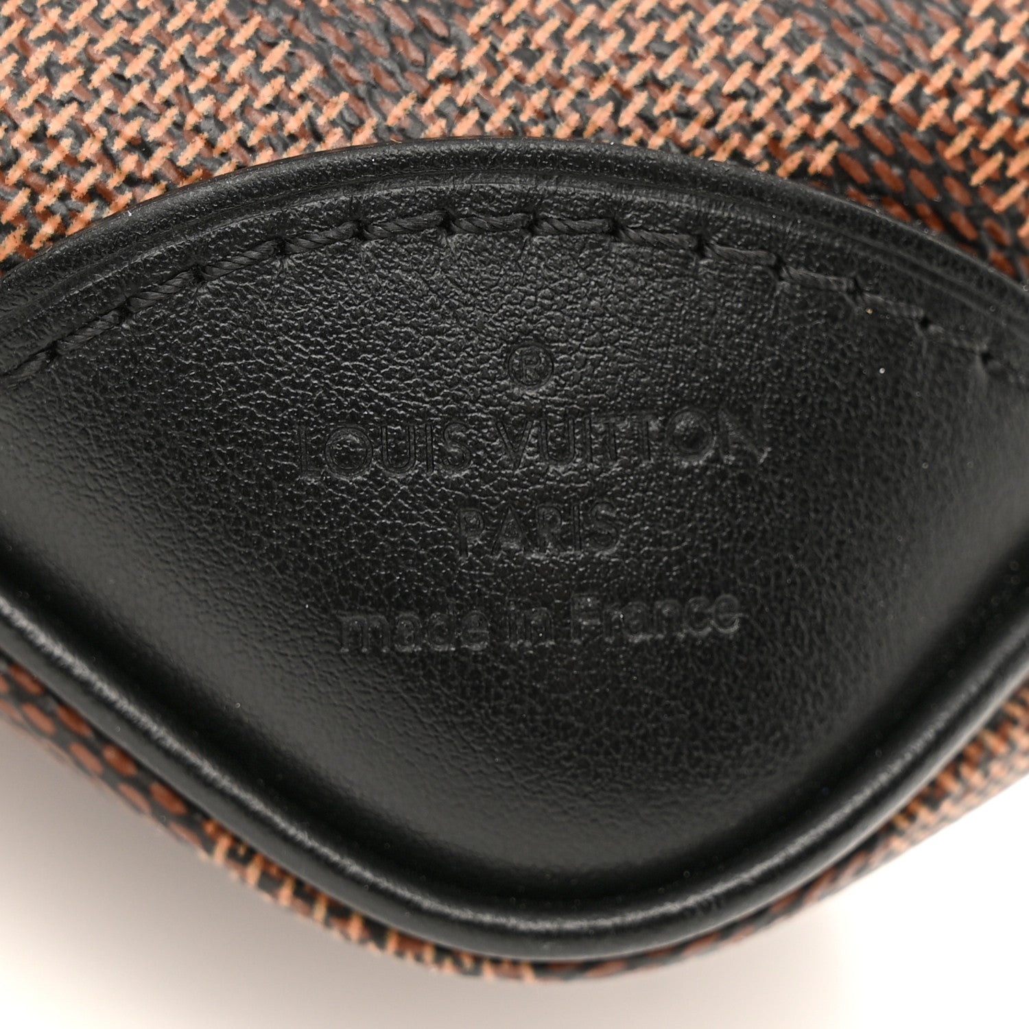 Louis Vuitton Damier Ebene Odeon PM Black 6 of 12