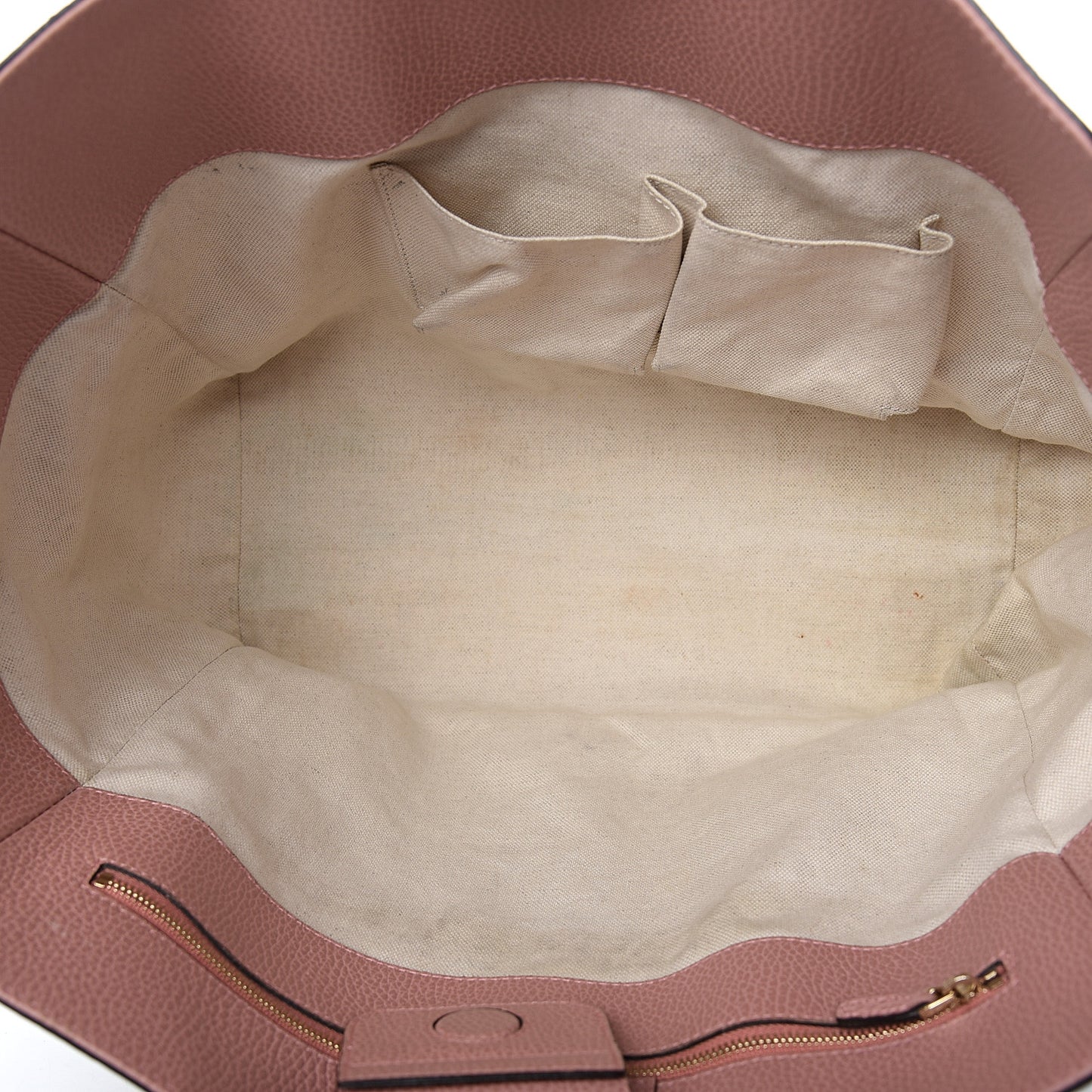 Dollar Calfskin Medium Swing Tote Grey Field Soft Pink