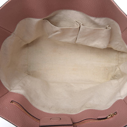 Gucci Dollar Calfskin Medium Swing Tote Grey Field Soft Pink 4 of 9