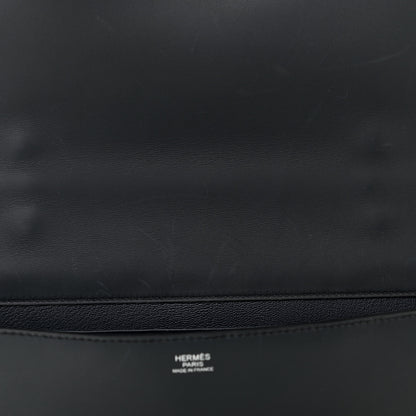 Hermes Sombrero Hunter Cowhide Etriviere II Meeting 38 Briefcase Black 10 of 20