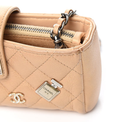 Chanel Metallic Aged Calfskin Lucky Charms 2.55 Reissue Mini Clutch With Chain Beige 13 of 13