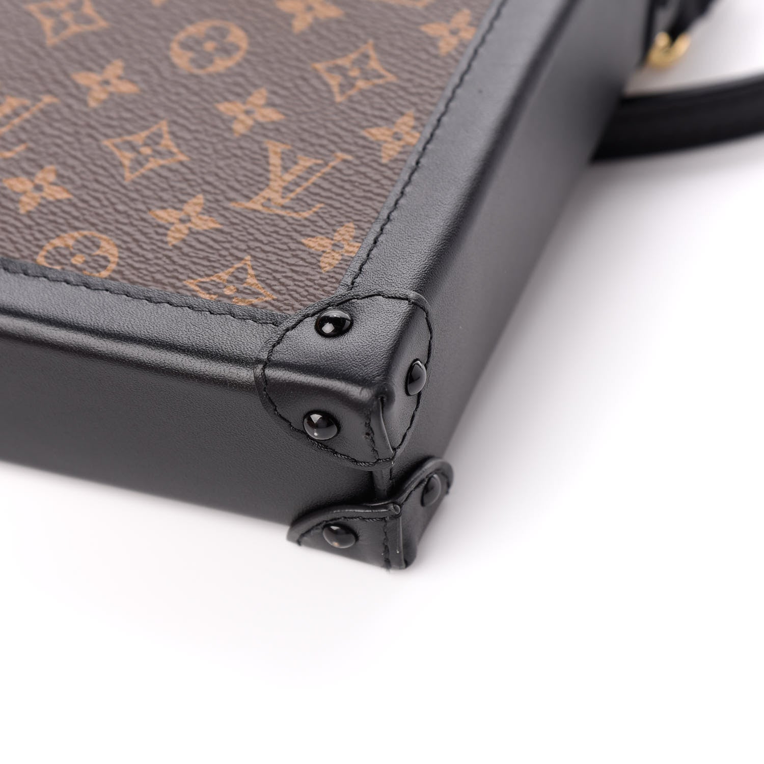 Louis Vuitton Monogram Pochette Trunk Verticale Black 9 of 9