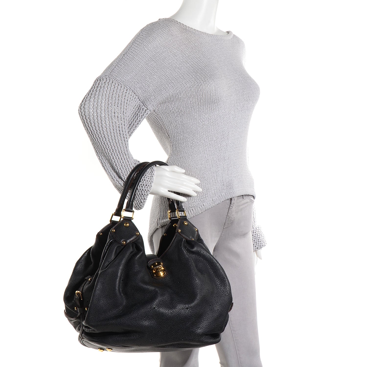 Louis Vuitton Mahina L Black 2 of 7