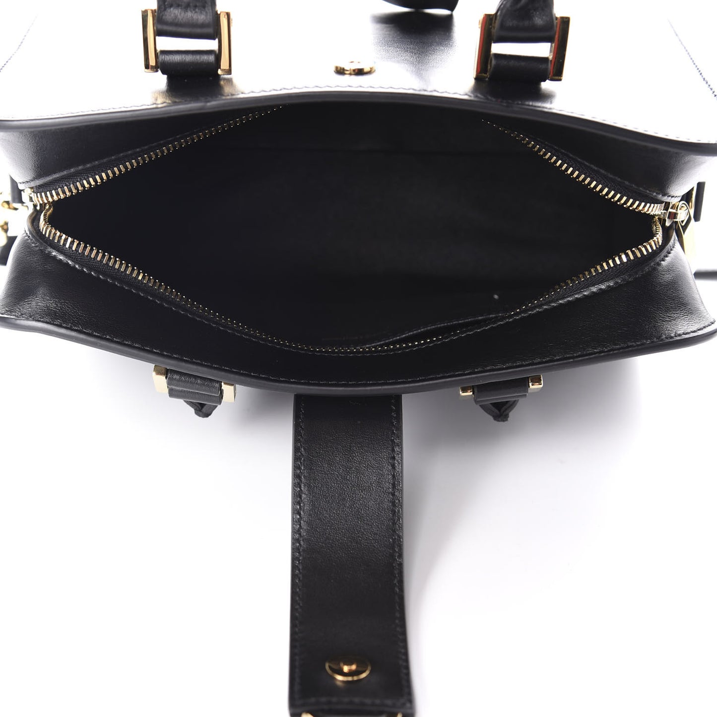 Calfskin Monogram Baby Cabas Black