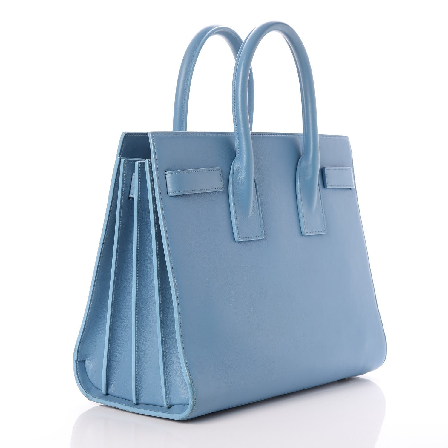 Saint Laurent Calfskin Small Sac De Jour Light Blue 3 of 11