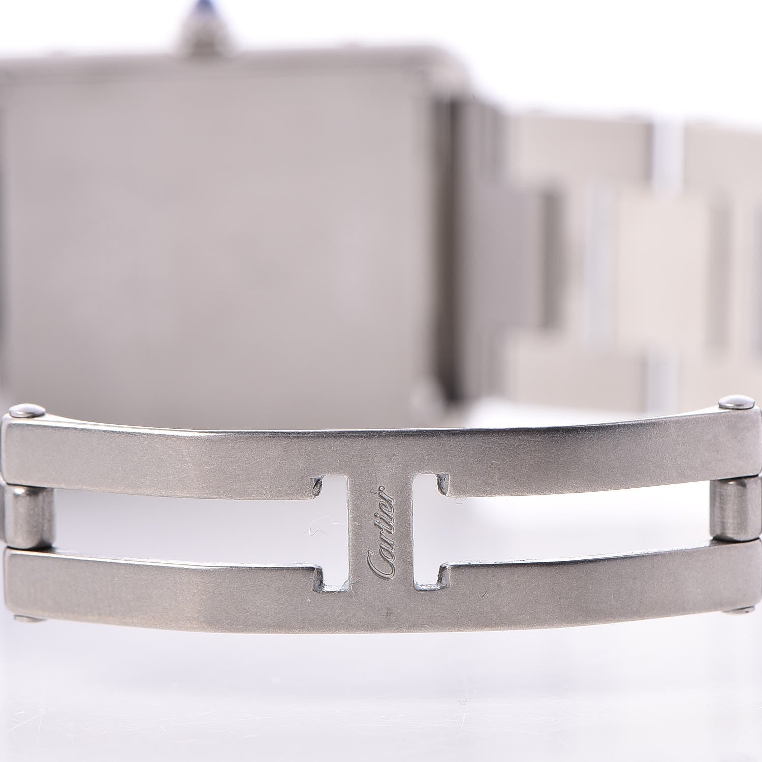 Cartier Stainless Steel 27mm Tank Solo Quartz Watch 8 of 11