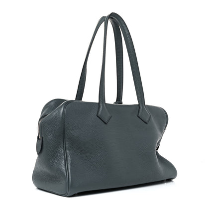 Hermes Taurillon Clemence Victoria II 35 Bleu Orage 3 of 14