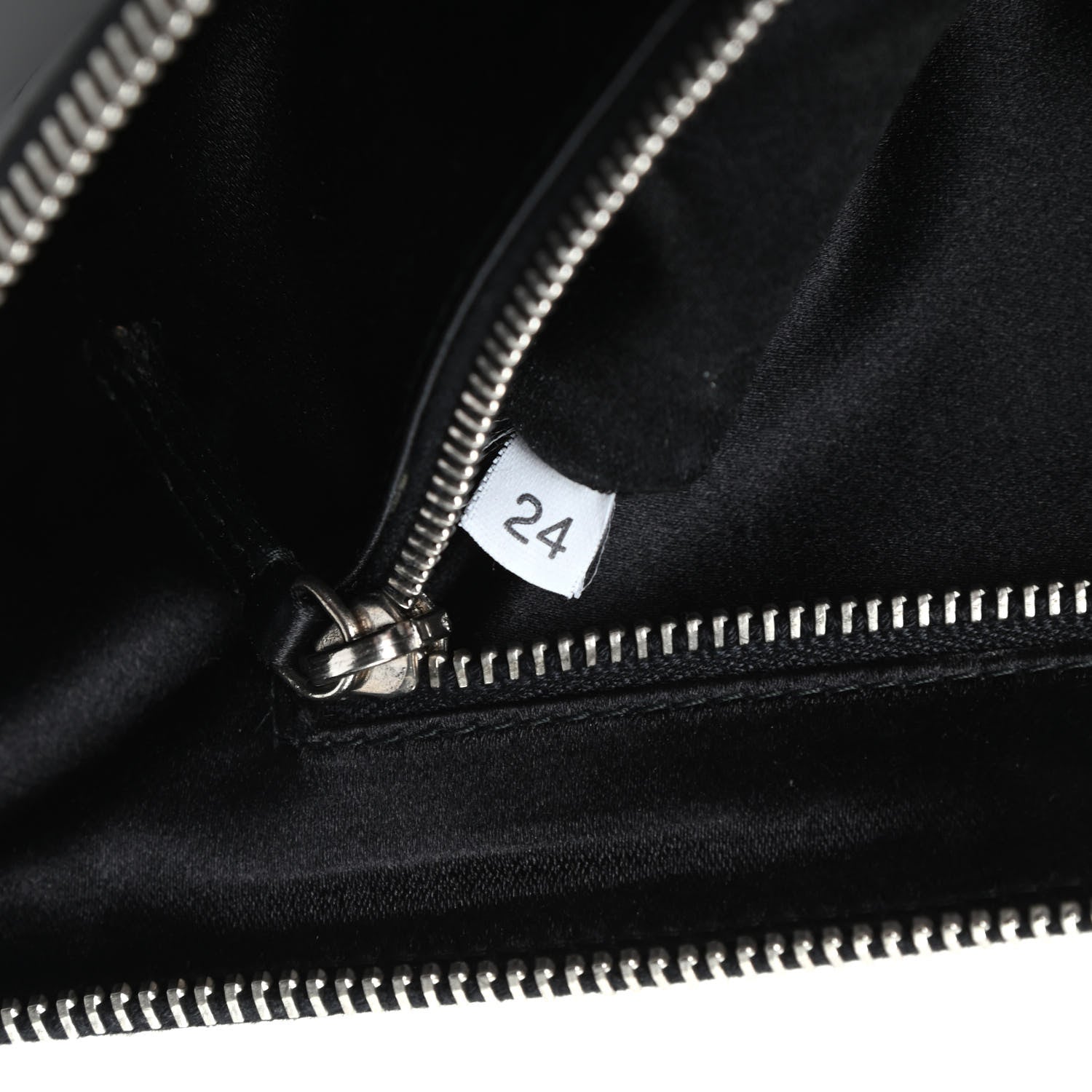 Prada Calfskin Crocodile Embossed Long Clutch Black 7 of 7