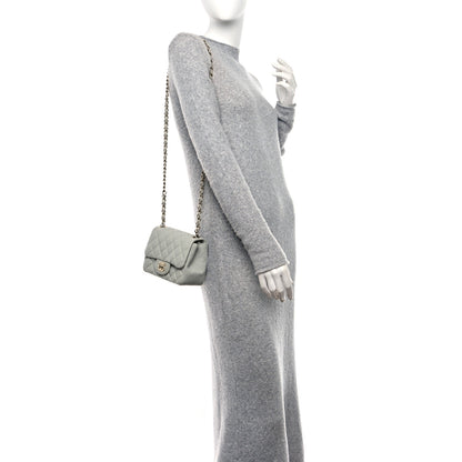 Chanel Lambskin Quilted Mini Square Flap Grey 2 of 11