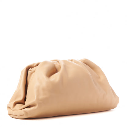 Bottega Veneta Smooth Butter Calf The Pouch Oversized Clutch Nude 2 of 8