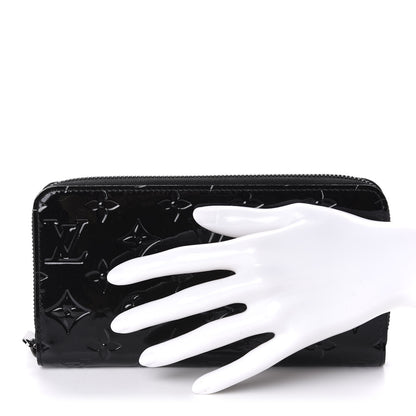 Louis Vuitton Vernis Zippy Wallet Noir Magnetique 2 of 9