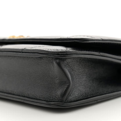 Chanel Lambskin Quilted Chanel 19 Wallet On Chain WOC Black 11 of 13