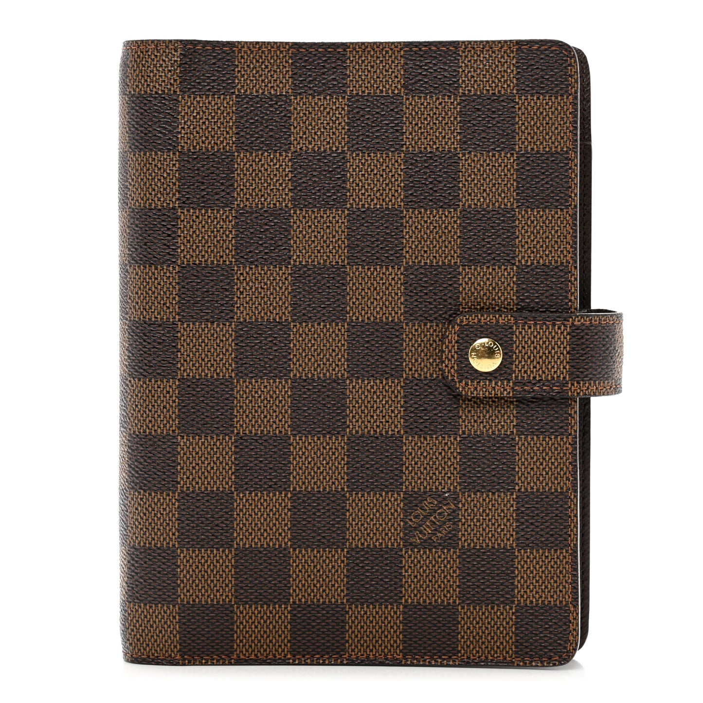 Damier Ebene Medium Ring Agenda Cover