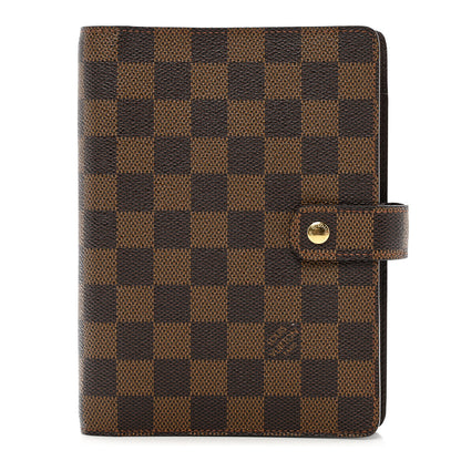 Louis Vuitton Damier Ebene Medium Ring Agenda Cover 1 of 6