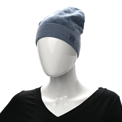 Louis Vuitton Wool Petit Damier Hat NM Light Blue 2 of 4