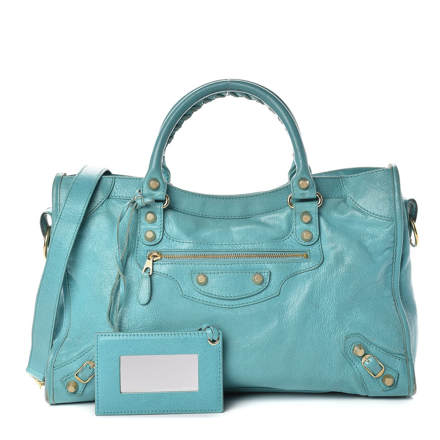 Balenciaga Agneau Giant 12 Gold Hardware City Bleu Tropical 1 of 20
