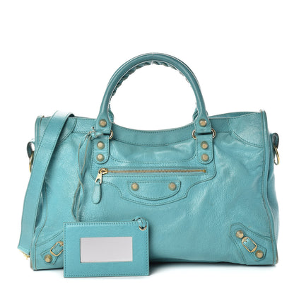 Balenciaga Agneau Giant 12 Gold Hardware City Bleu Tropical 1 of 20