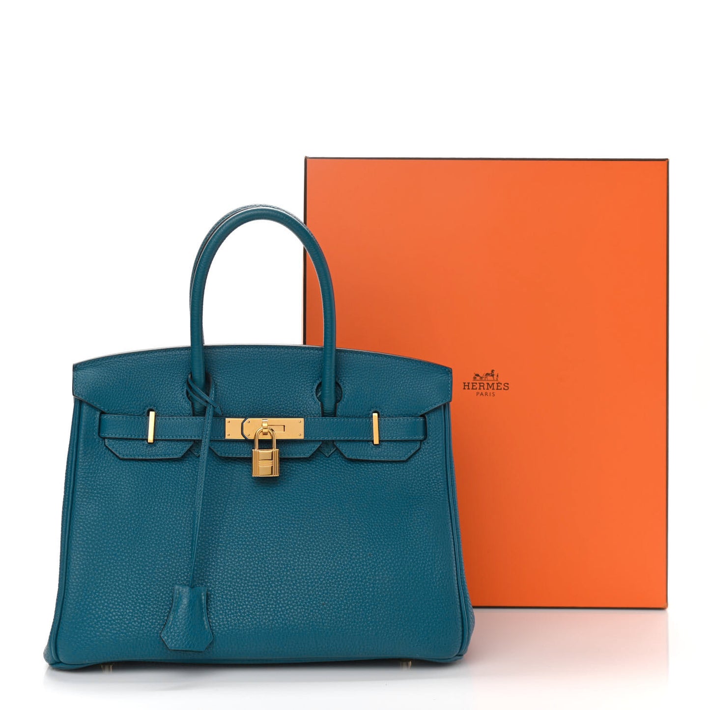 Togo Birkin 30 Bleu Izmir