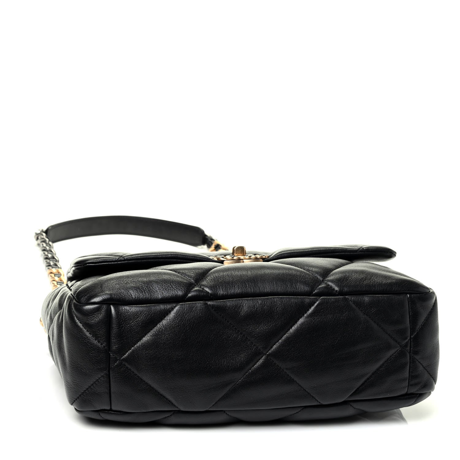 Chanel Lambskin Quilted Large Chanel 19 Flap Black 3 of 5