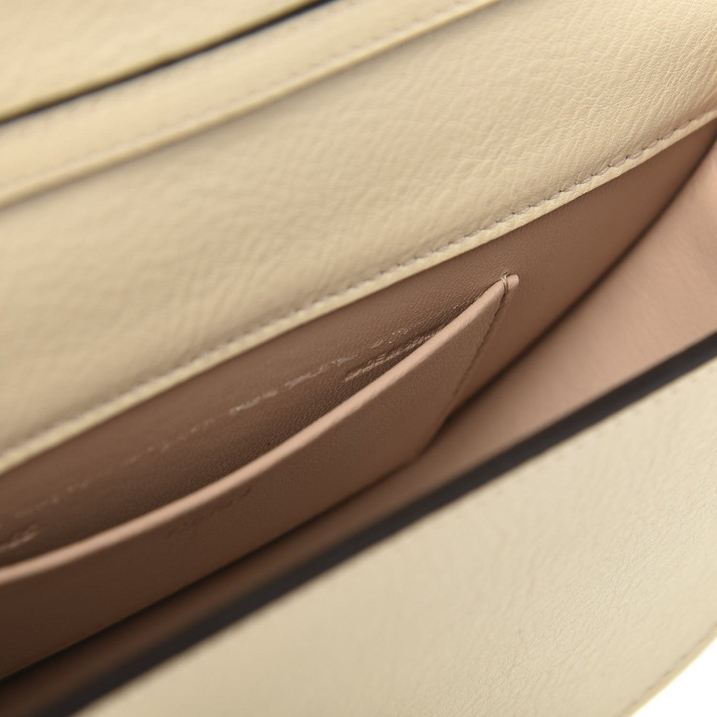 Calfskin Small Nile Bracelet Minaudiere Bag Off White