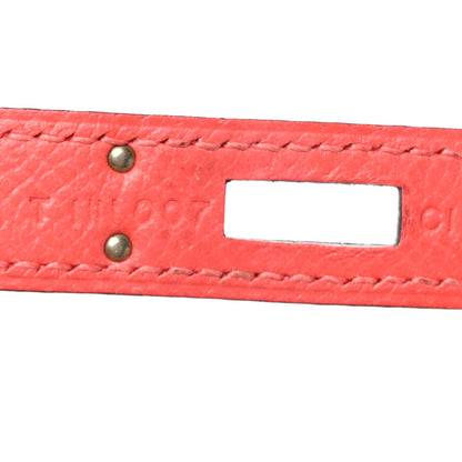 Hermes Epsom Kelly Cut Clutch Pochette Rose Jaipur 6 of 9