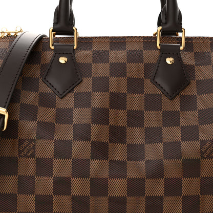 Louis Vuitton Damier Ebene Speedy Bandouliere 25 7 of 9