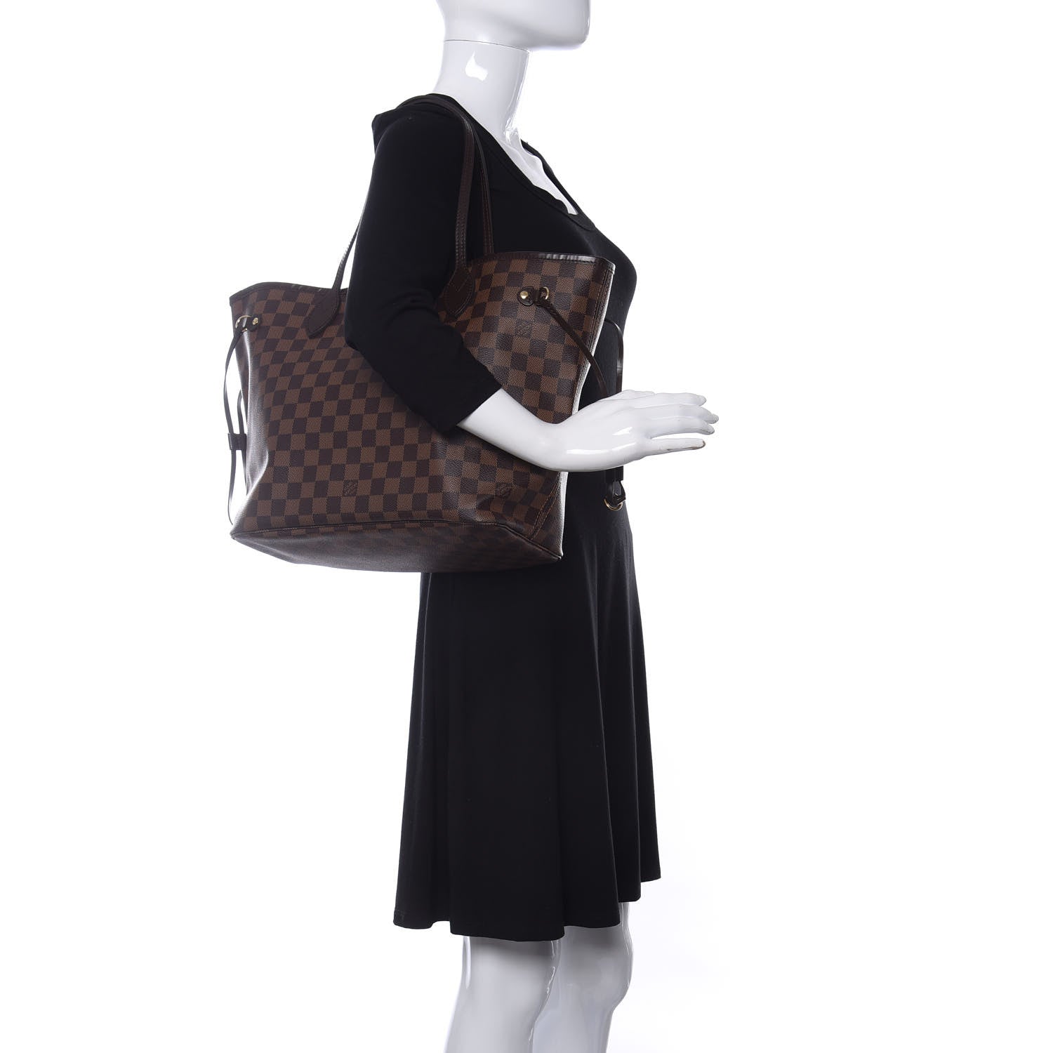 Louis Vuitton Damier Ebene Neo Neverfull MM 2 of 11